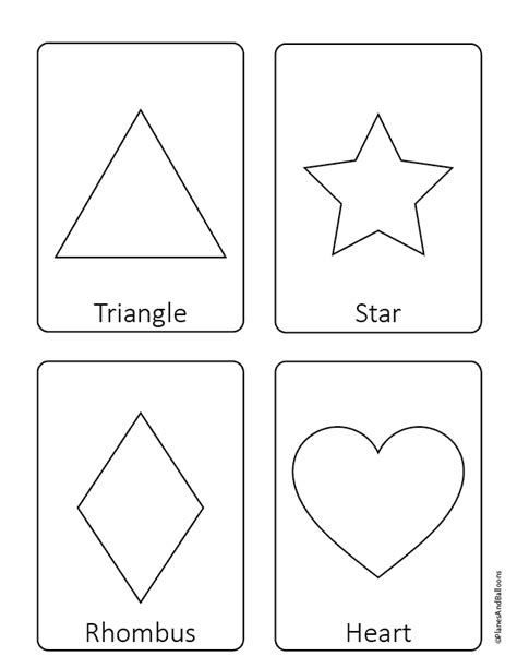shapes cut  worksheets