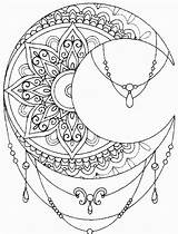 Mandalas Geometric Tatuagem Lunas Tatuaggi Mond Ausmalen Tatoo Lua Tatuaggio Bedeutung Gothic Geometrisches Geometrische Henna Tatuagens Tatuajes Resultado Lune Tattooviral sketch template