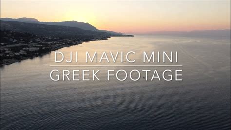 dji mavic mini footage greece xilokastro youtube