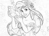 Disney Coloring Adult Pages Princess Getdrawings sketch template