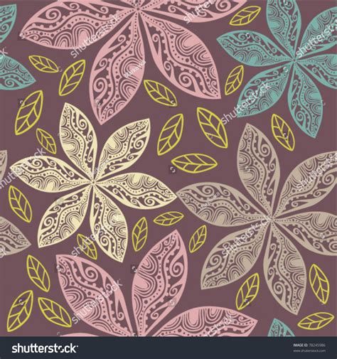 floral seamless pattern stock vector illustration  shutterstock
