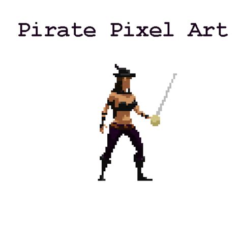 Pirate Pixel Art By Toy Master