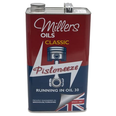 millers oil running  oil  litres