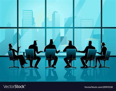 business people   meeting  executive vector image