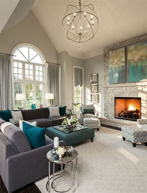 ideas  living room designs  pinterest model home decorating interior design