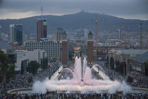 discover  ornate fountains   afford    barcelona