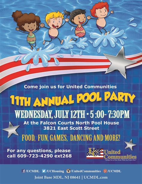 united communities  annual pool party