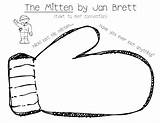 Mitten Brett Clipart Mittens Outline Printable Kindergarten Animals Gcssi sketch template