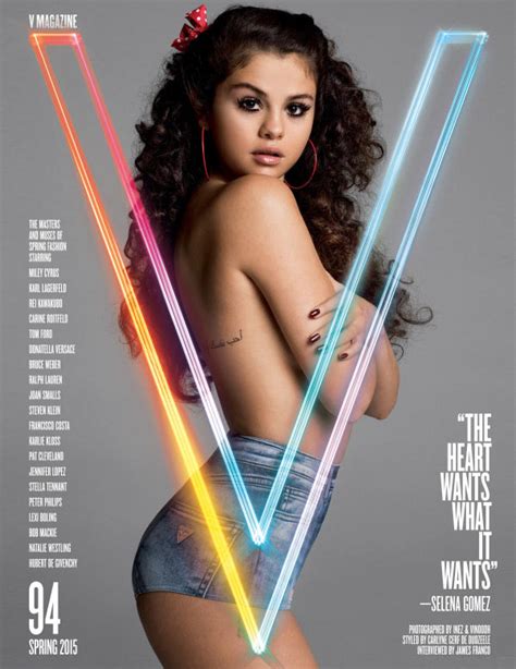 [pic] selena gomez topless on ‘v magazine cover and inside photo shoot hollywood life