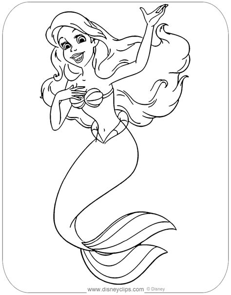 ariel coloring pages background tunnel  viaduct run