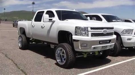 lifted white chevy youtube