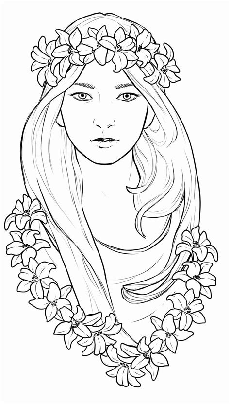 face coloring page  adults    images coloring pages