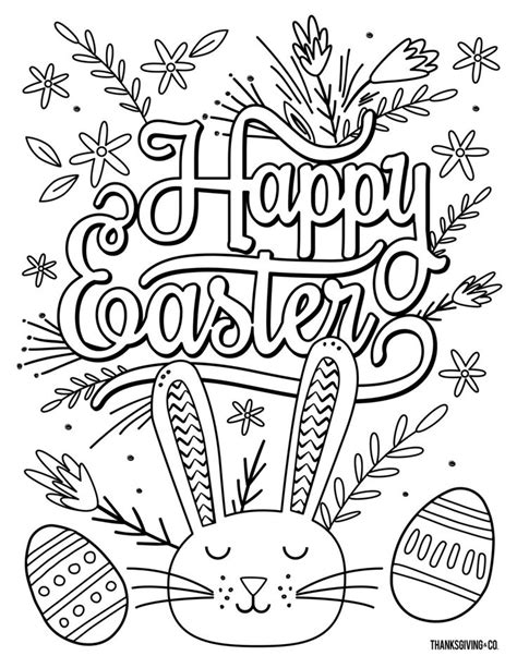 printable easter coloring pages thatll relieve stress