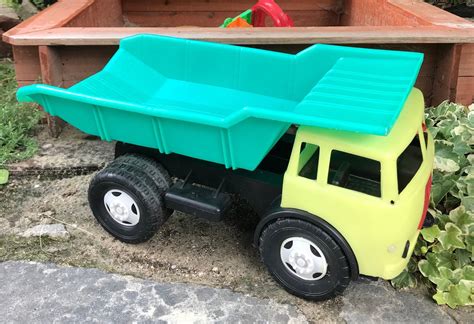 vintage plastic dump truck dump truck toy  toy dump etsy