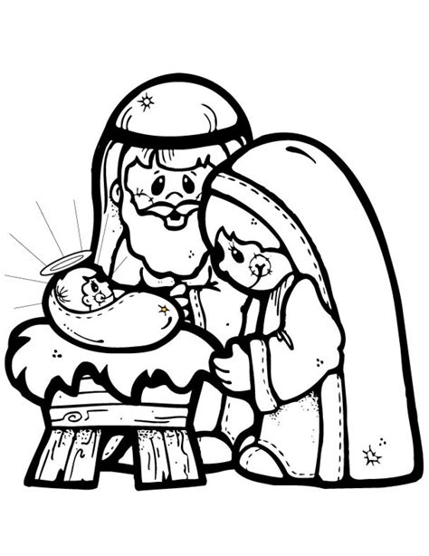 printable nativity story coloring pages  printable