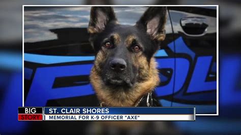 Watch Memorial Service For Fallen K 9 Axe