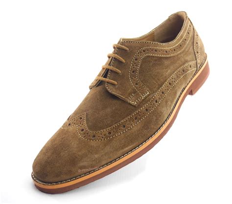 silver street lombard suede leather lace  mens brogue casual formal shoes ebay