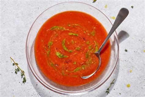 geroosterde tomatensoep recept allerhande albert heijn