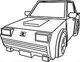 Coloring Car Cartoon Cars Pages Wecoloringpage sketch template