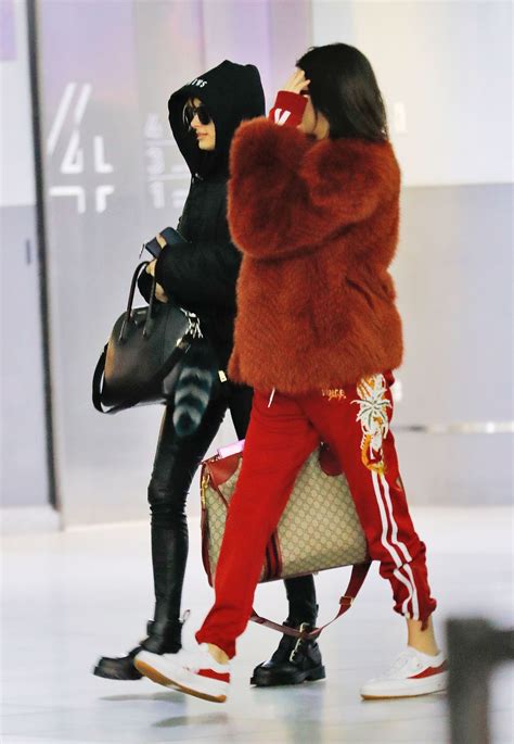 kendall jenner and hailey baldwin catch a flight out of new york 2 17