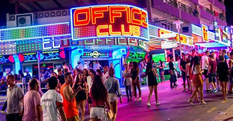 magaluf s infamous party strip to re open bars but dancing