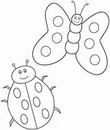 Coloriage Ladybug Coccinelle Mariposa Rama Kanak Primavera Betes Petites Circulos Vaquitas Escuelaenlanube Pewarna Koleksi Perempuan Colorir Mariquitas Mariposas Escarabajos Insectos sketch template
