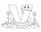 Coloring Alphabet Pages Letter Printable Animal Kids Worksheets Viper Print Traceable Letters Worksheet Preschool Color Activities Abc Bestcoloringpagesforkids Freekidscoloringpage Alphabets sketch template