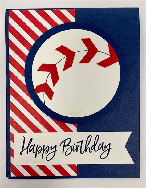 baseball birthday card etsy