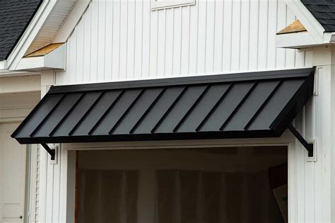 easy ways  install  metal awning  steps  posts