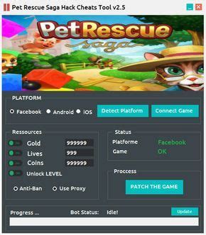 pet rescue saga hack cheats tool pet rescue saga hack     successful projects