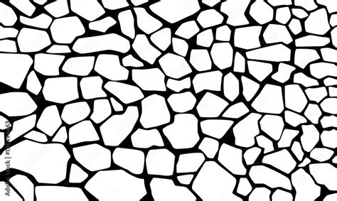 seamless stone wall pattern vector texture illustration stock
