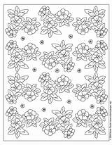 Pages Coloring Flower Printable Sample Nicole Floral Fashion Sheets Fantasy sketch template