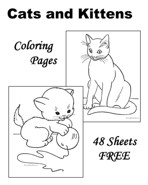 kitten coloring pages   printable