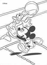 Donald Mickey Duck Mouse Coloring Pages Hellokids Print Color Online Et sketch template