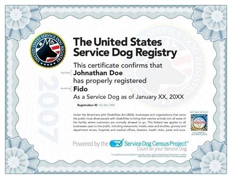 fresh service dog certificate template certificate templates service