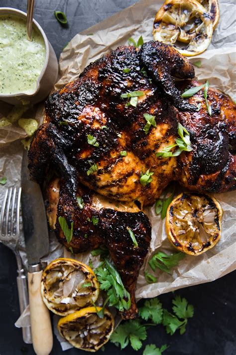 the modern proper spatchcocked grilled chicken