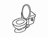 Toilet Toilette Taza Bowl Toilettes Tazza Colorier Inodoro Cuvette Vater Designlooter Banheiro Váter sketch template