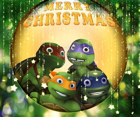 merry christmas  schanja teenage mutant ninja turtles art teenage