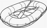 Medios Rafting Bote Raft Colorir Pra Imagui Maritimos Transportes Acuáticos Inflatable sketch template