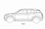 Mini Countryman Sketches Next Automotorblog Sketch Revealed Patent Filing Motoring sketch template