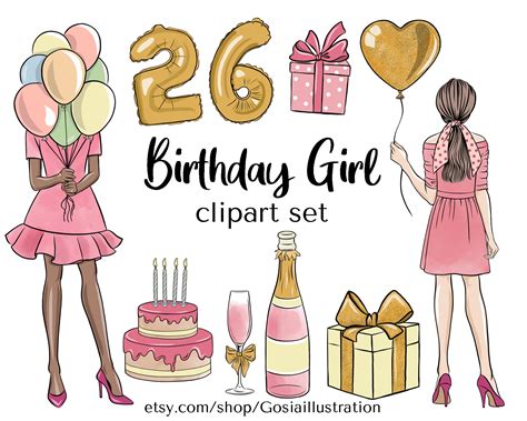 birthday clipart invitation