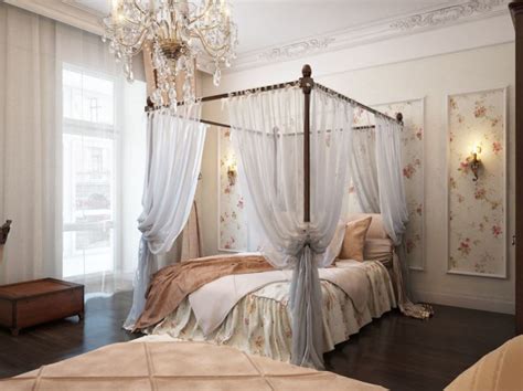 Colored Canopy Curtains For Bed ? Vine Dine King Bed : Romantic Canopy Curtains for Bed