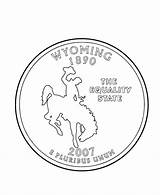 Wyoming Quarters Wy sketch template