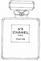 Chanel Perfume Template Coco N5 Templates sketch template