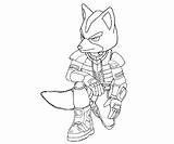 Fox Coloring Mccloud Pages Star Nintendo Template sketch template