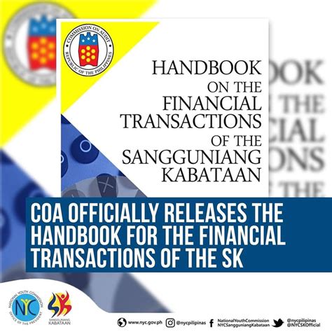 officially released  handbook   financial transactions