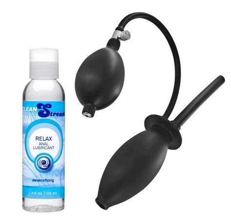 enema anal stretching kit with plug and desensitizing lube on literotica