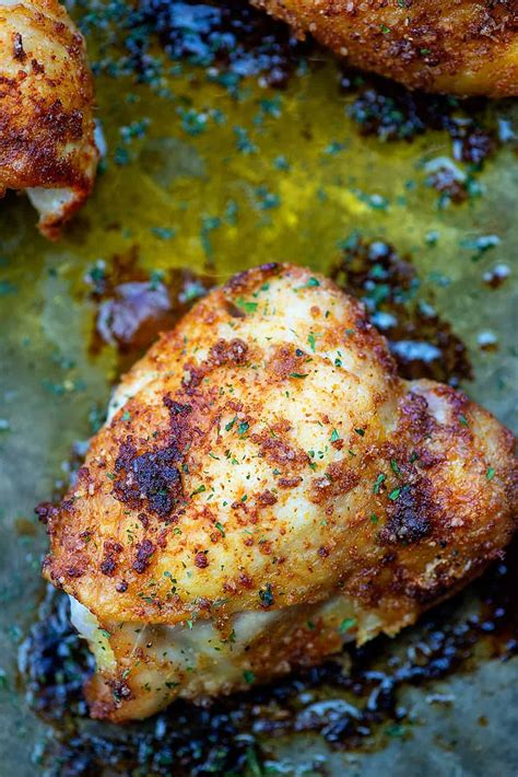 crispy baked chicken thighs that low carb life