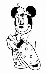 Mouse Minnie Coloring Pages Valentine Getcolorings Valenti Printable Color sketch template