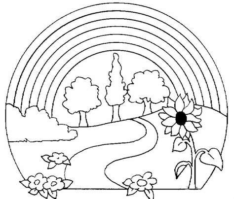 ideas  coloring  rainbow coloring pages  kids